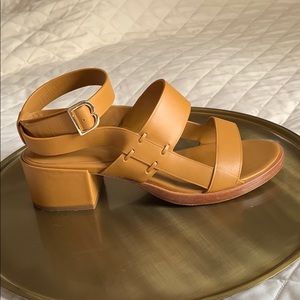 EUC Brooks Brothers Ankle Strap Sandals, size 9
